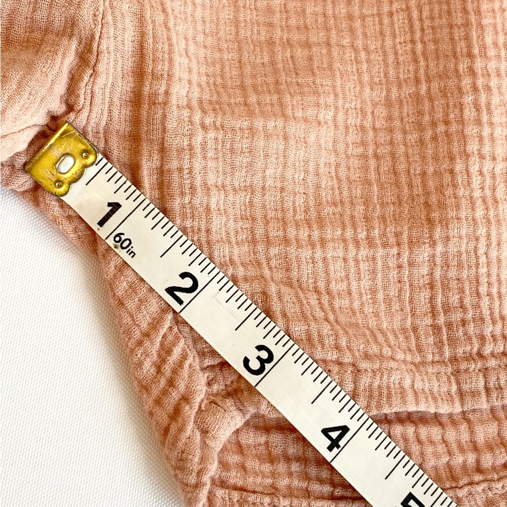 Búho Girls Boho Textured Shorts Muted Pink Size 11 / 12 - Picture 8 of 9